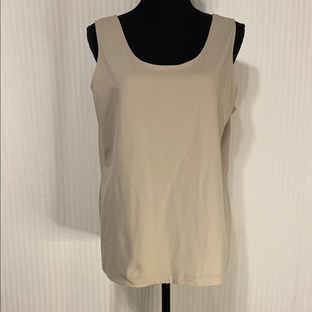 Chico's Cream Nude Camisole Underwear Tank Top Size 3 Size XL Size 16, EUC.